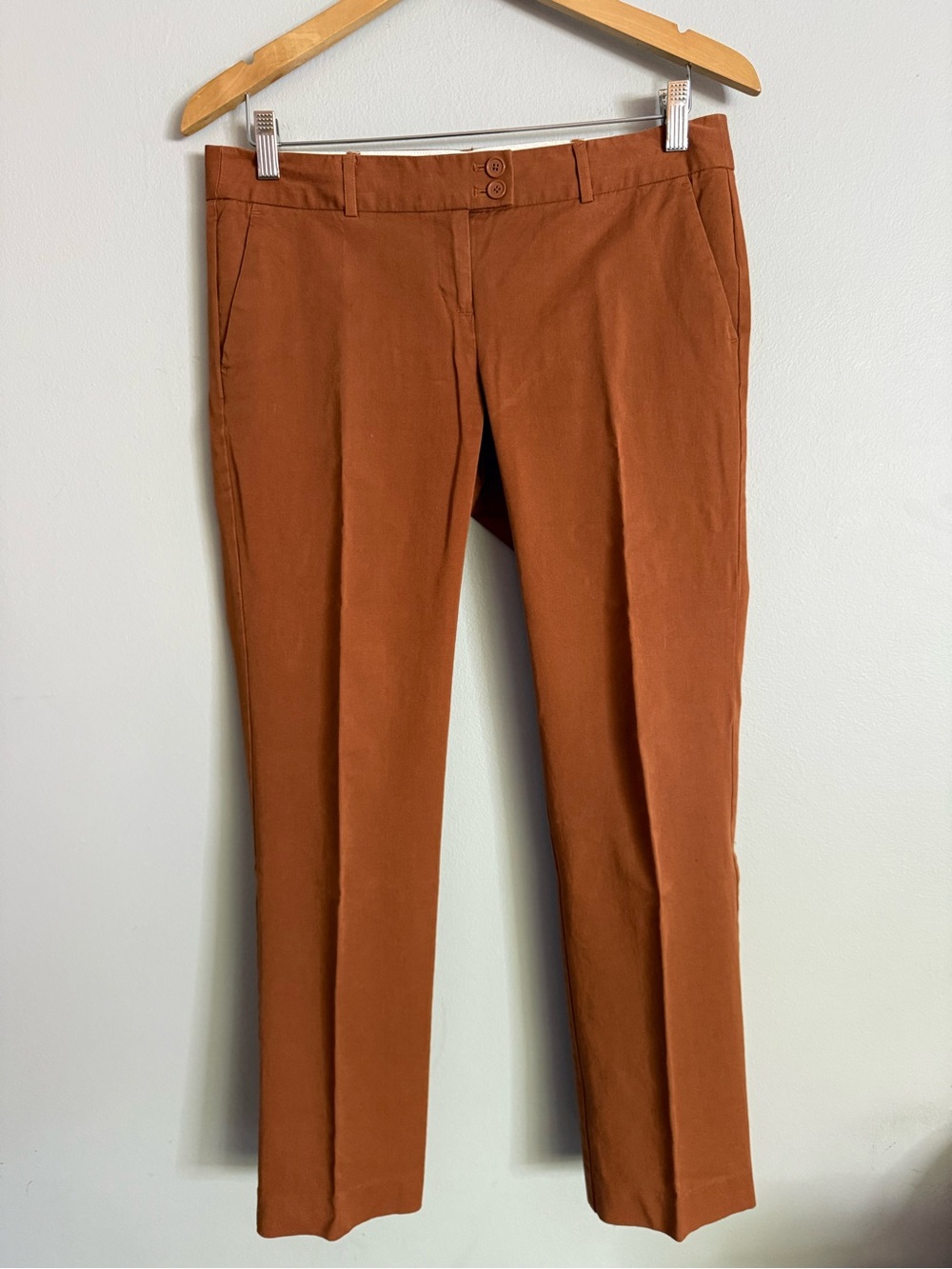 Victorias Secret Women’s 6 The Kate Fit Dress Pants in Brown Ankle Straight Fit